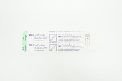 BD 303346 Syringe Luer-Lock Tip with Blunt Plastic Cannula